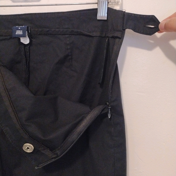 Gap - Black Side Zipper Straight Pants - Picture 4 of 12